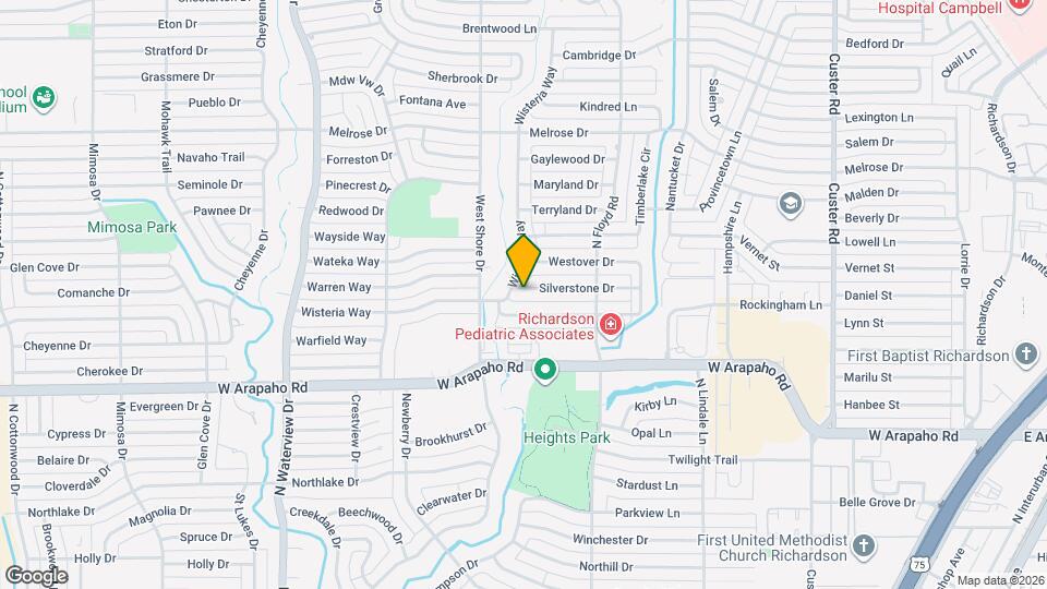 727 Silverstone Dr Map and Location Details