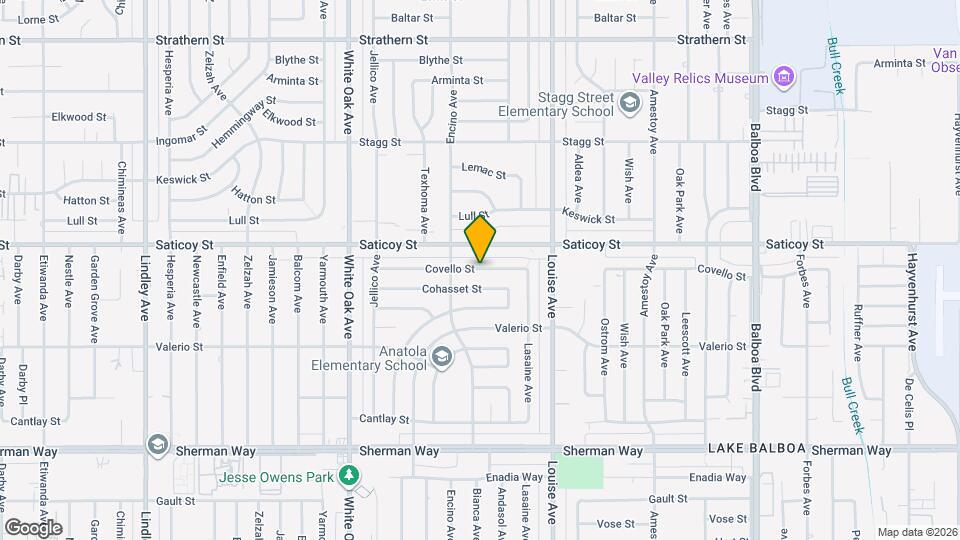 17432 Covello St, Unit 17432 Map and Location Details