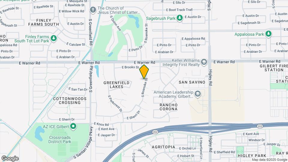 924 S Roanoke St Map and Location Details