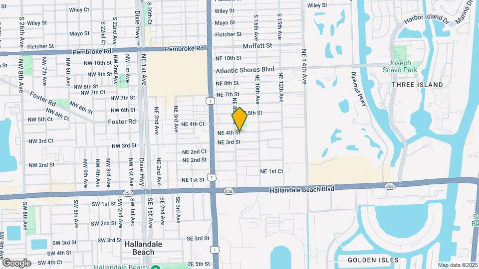 806 NE 4th St Map and Location Details