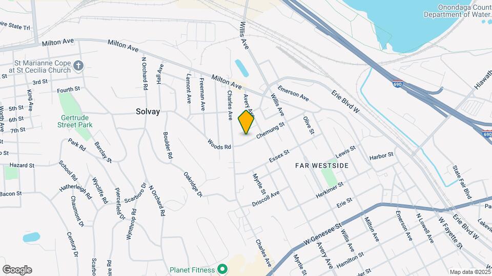 414 Chemung St Map and Location Details