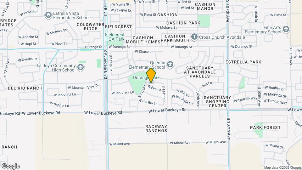 11218 W Elm Ln Map and Location Details