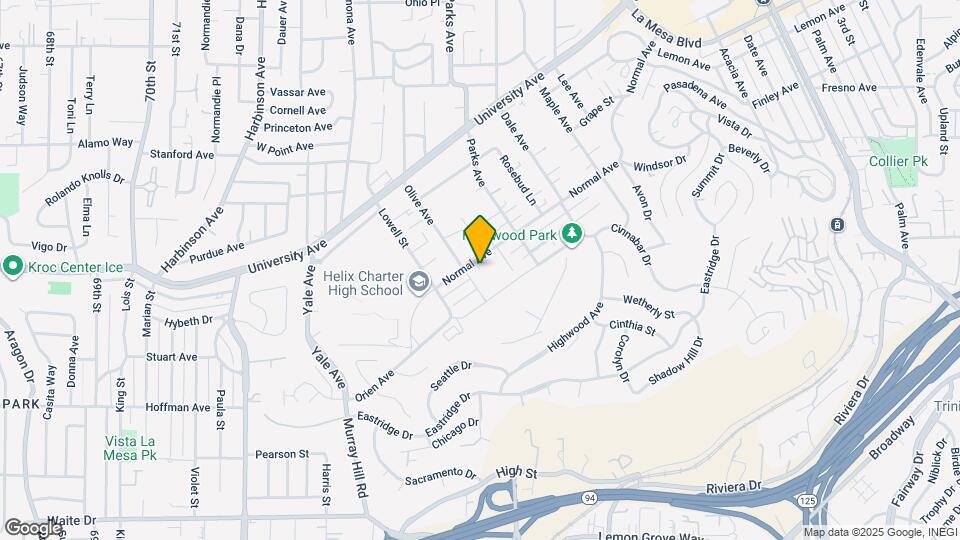 7619 Normal Ave Map and Location Details
