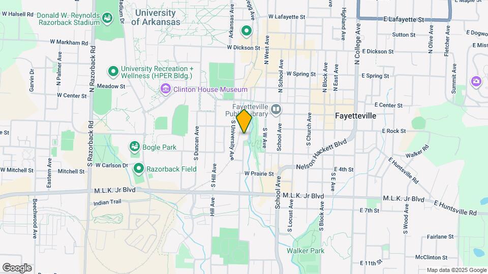 243 S Gregg Ave Map and Location Details