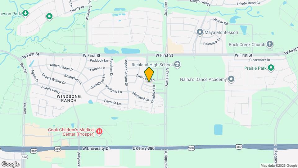 3890 Sand Lily Ln Map and Location Details