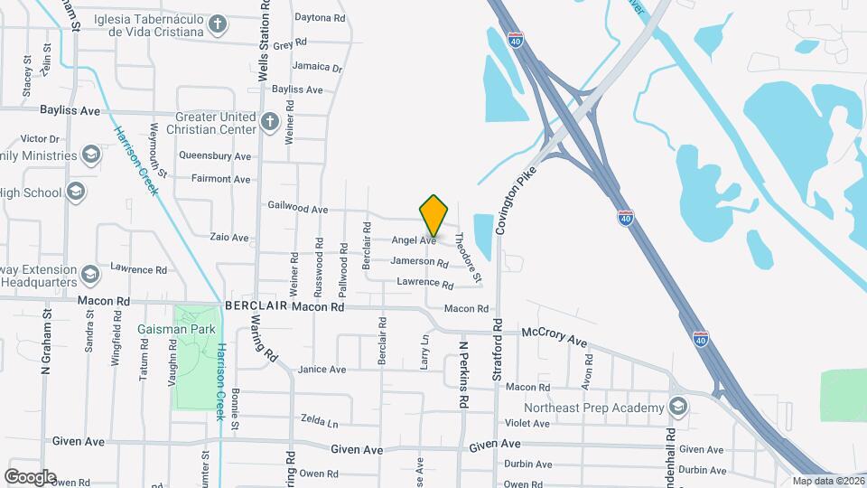 4547 Angel Ave Map and Location Details