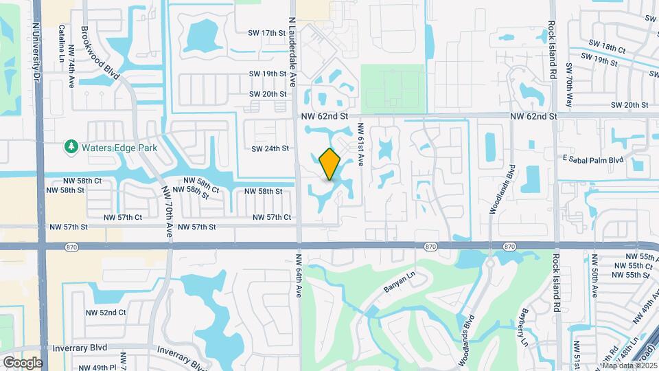 5890 NW 64th Ave, Unit 201 Mapa y Detalles de la Ubicación