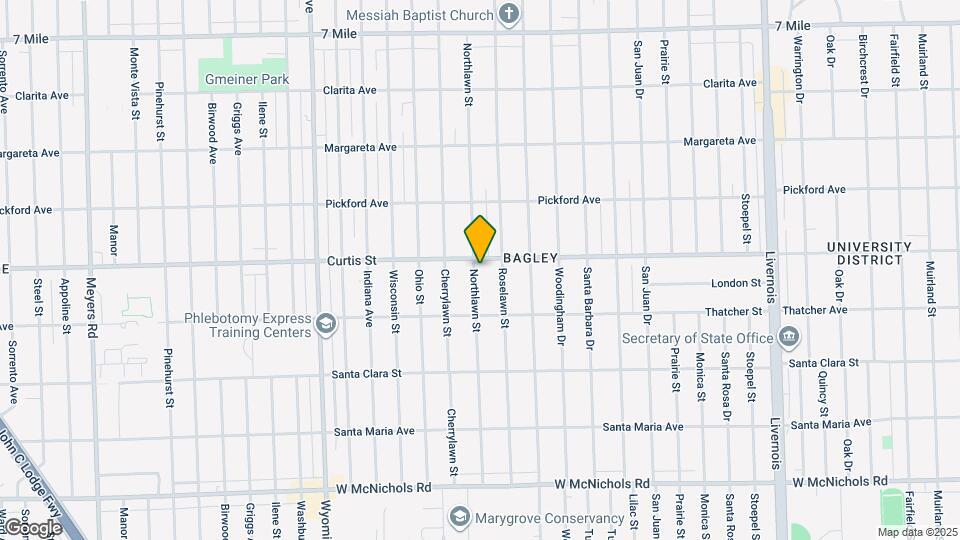 18098 Northlawn St Map and Location Details