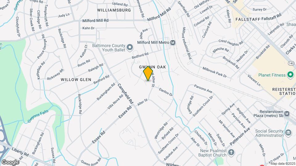 7107 Pahls Farm Way Map and Location Details