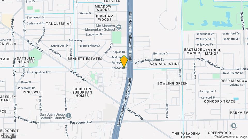 3816 Newton Dr Map and Location Details