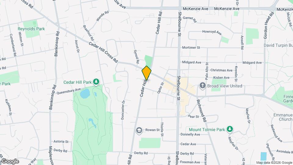 3781 Cedar Hill Rd Map and Location Details