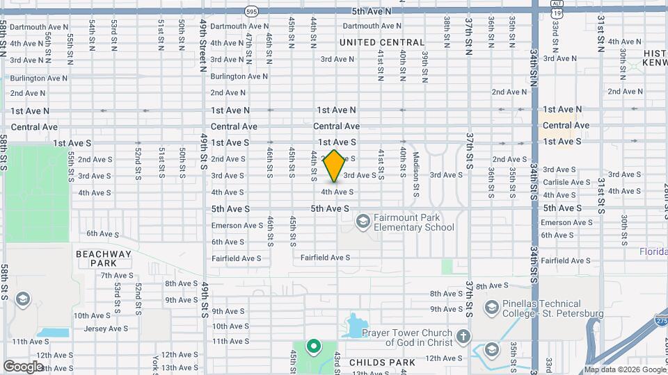 4301 4th Ave S Map and Location Details
