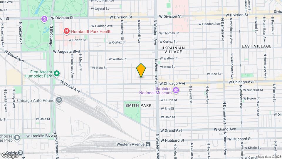 817 N Campbell Ave, Unit 2C Map and Location Details