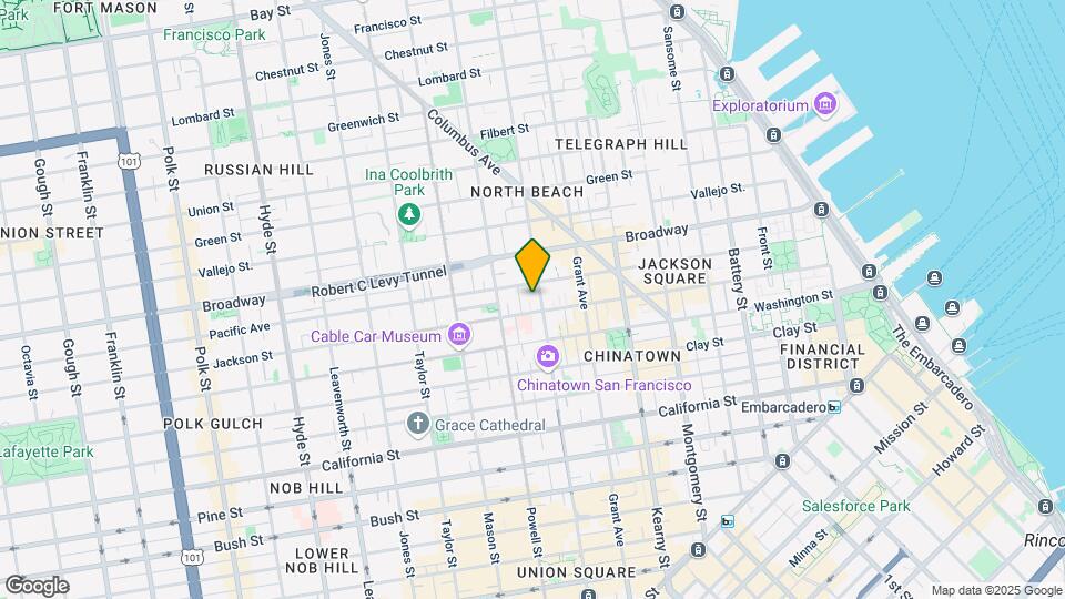 1125 Stockton St Map and Location Details