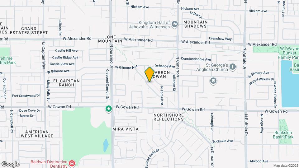 3688 Copper Cactus Dr Map and Location Details