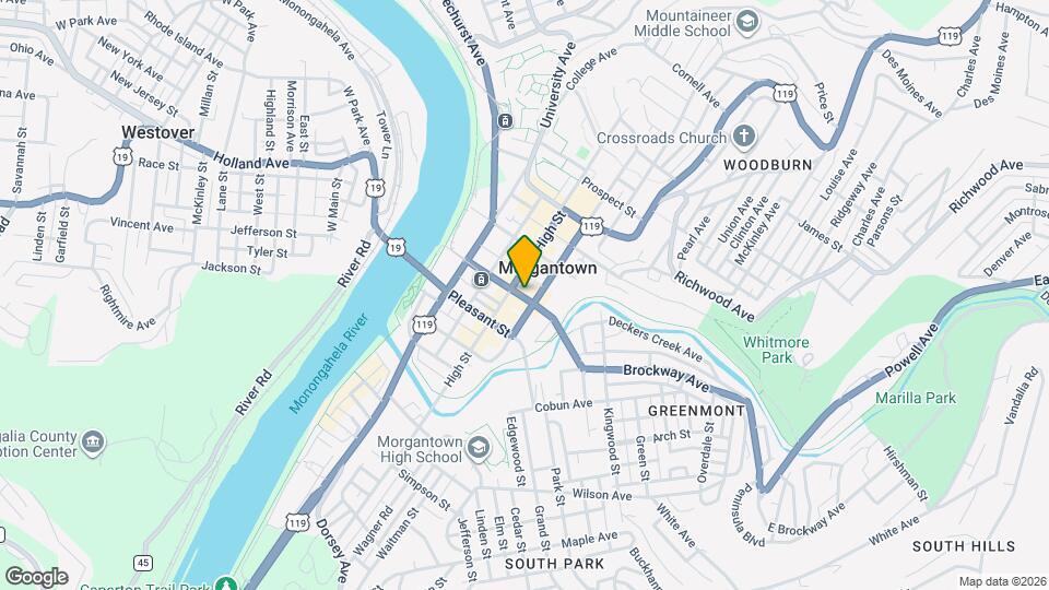 231 Walnut St, Unit 231.5 Map and Location Details