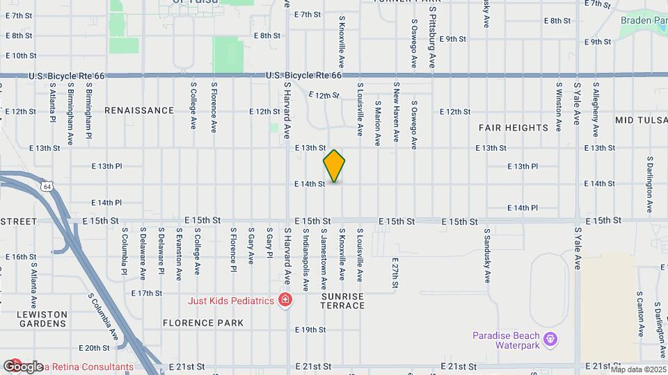 1404 S Knoxville Ave Map and Location Details