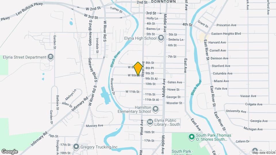 408 9th St Map and Location Details
