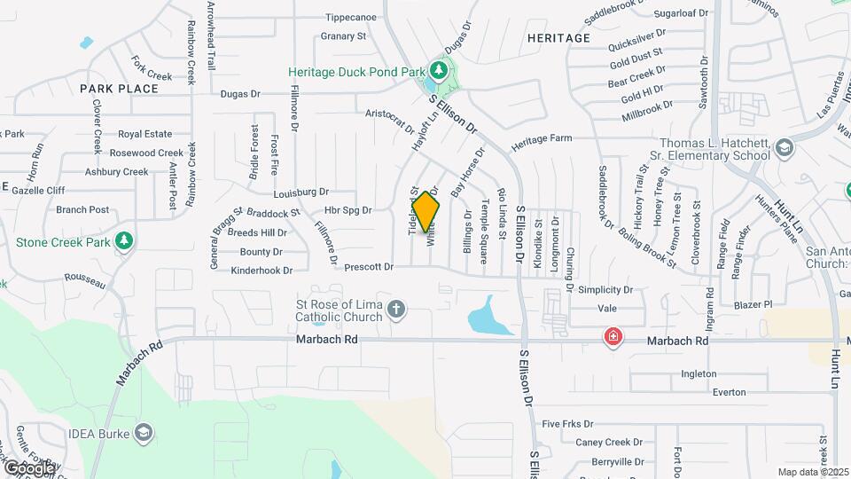 1315 White Rock Dr Map and Location Details