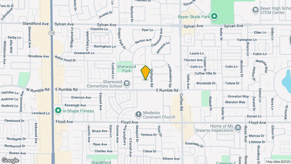 925 Crestwood Dr Mapa y Detalles de la Ubicación