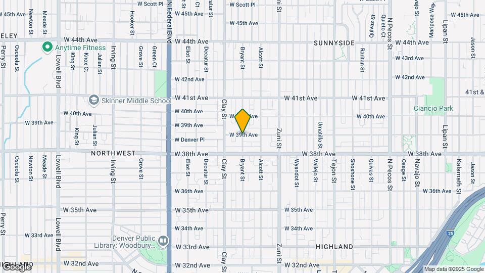 3840 Bryant St Map and Location Details