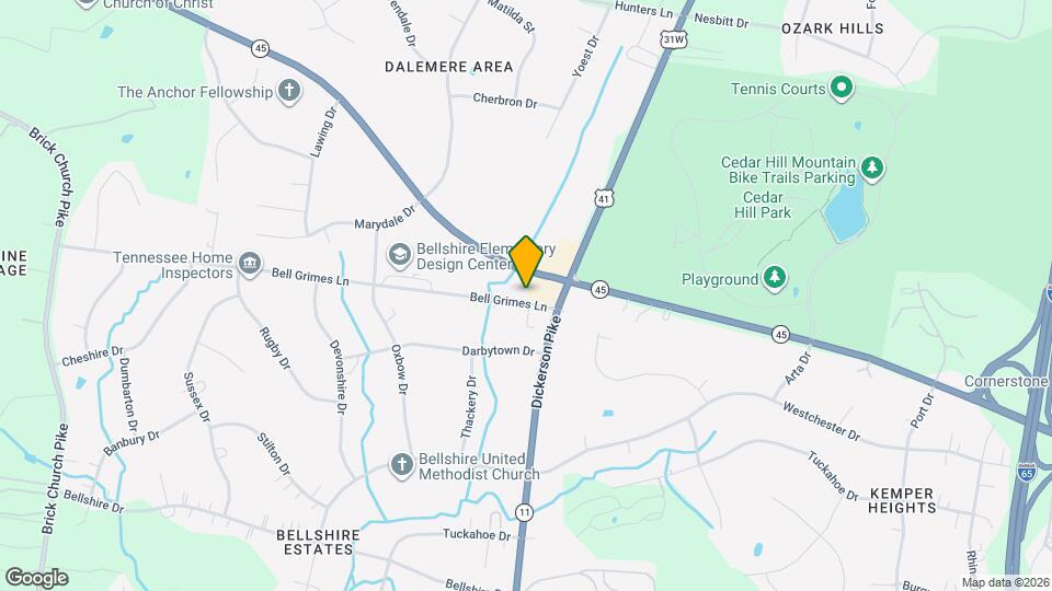 1102 Bell Grimes Ln Mapa y Detalles de la Ubicación