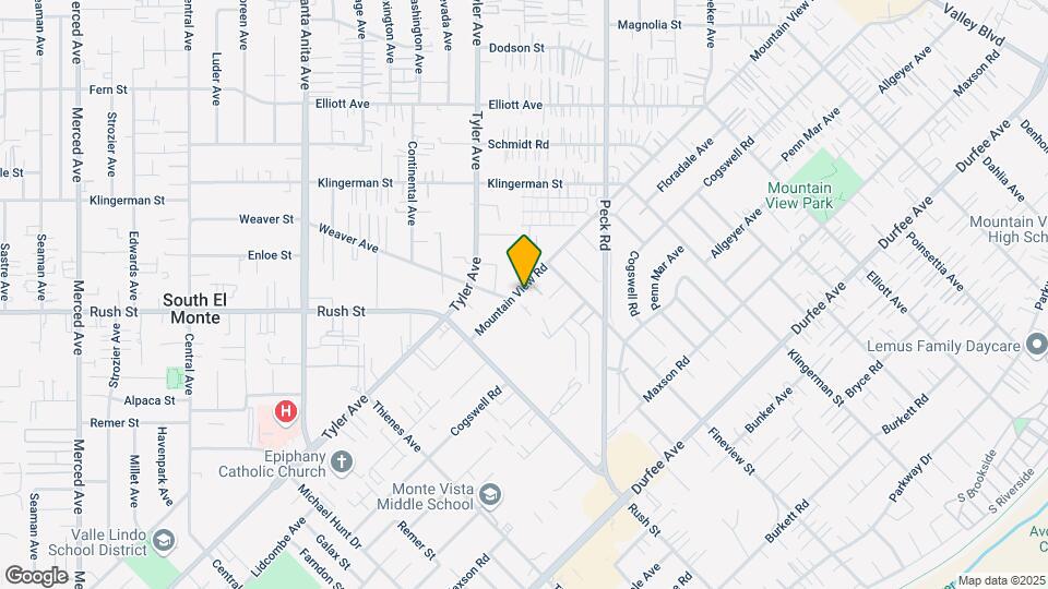 2110-2116 1/2 Mountain View Rd Map and Location Details