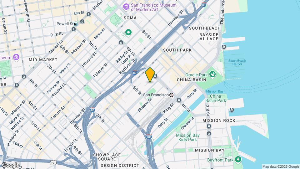 548 Brannan St Mapa y Detalles de la Ubicación