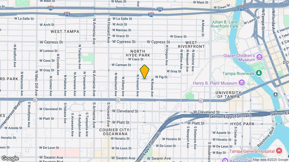 1711 W North B St Map and Location Details