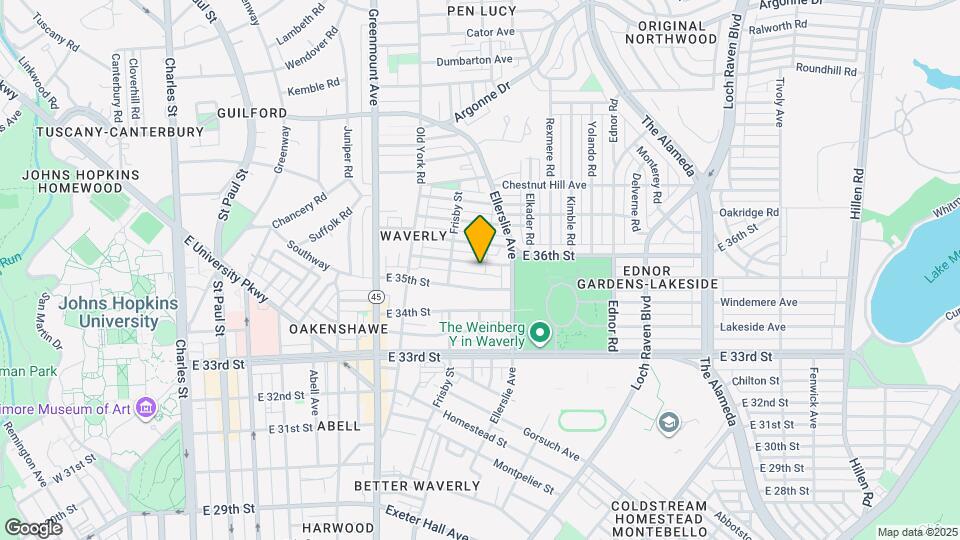 741 Melville Ave Map and Location Details