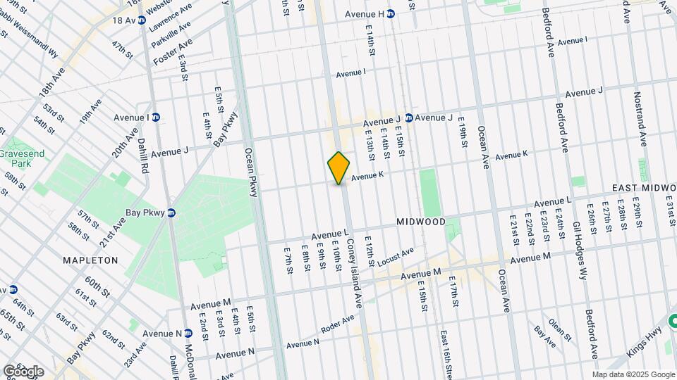 1456 Coney Island Ave Map and Location Details