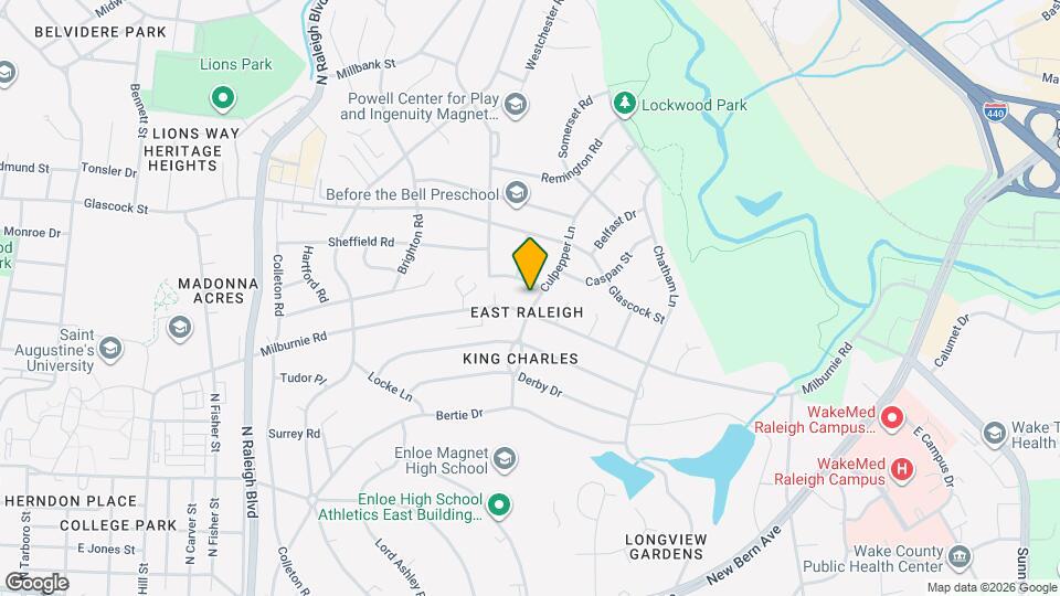 805 Culpepper Ln Map and Location Details