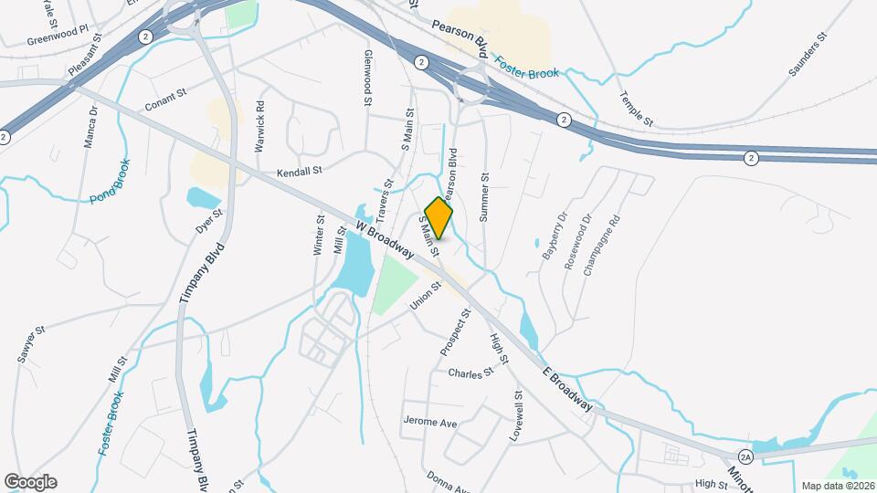 45 S Main St Map and Location Details