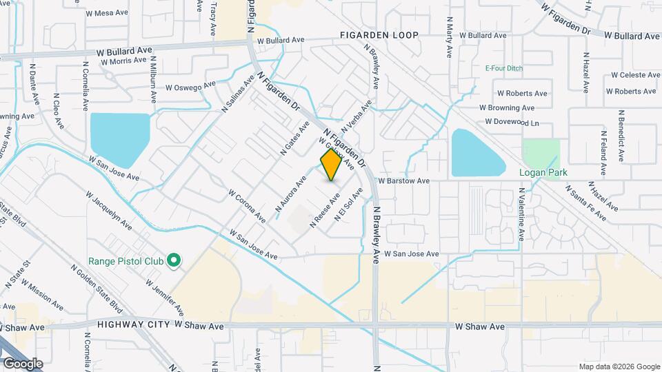 4129 W Regency Ave Map and Location Details