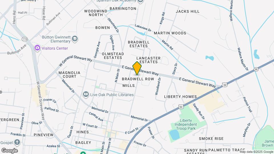 501 Bradwell St Map and Location Details