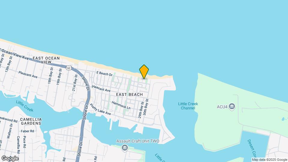 4860 E Beach Dr Mapa y Detalles de la Ubicación