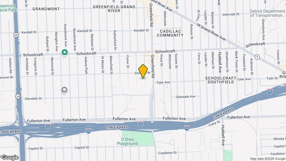 12915 Winthrop St Map and Location Details