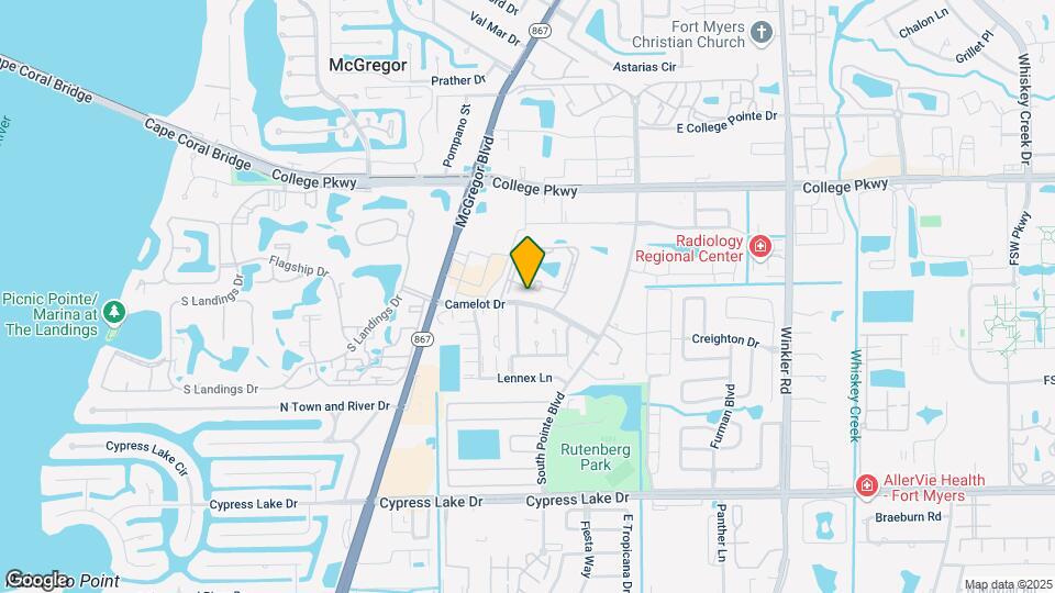 9295 Lake Park Dr Map and Location Details