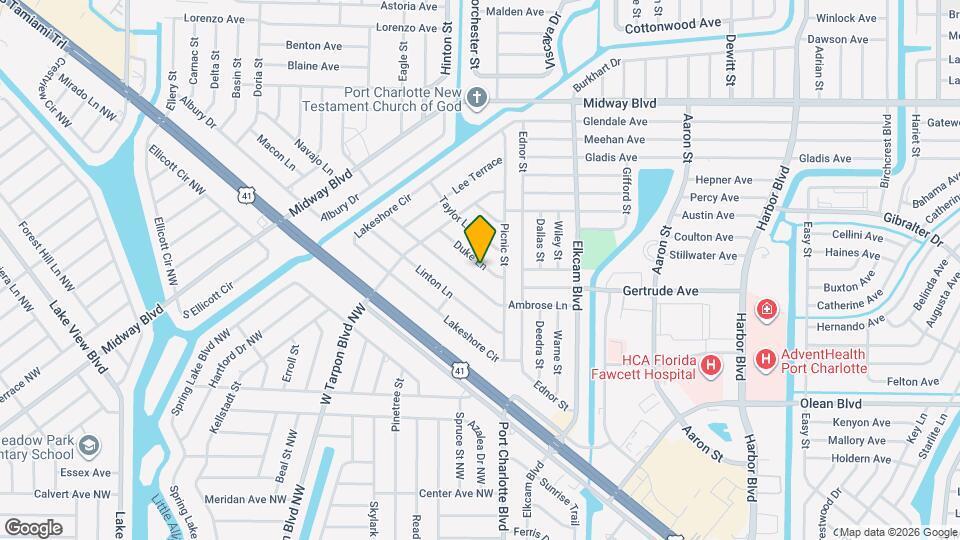 2435 Duke Ln Map and Location Details