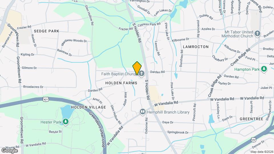 3117 Darden Rd Map and Location Details