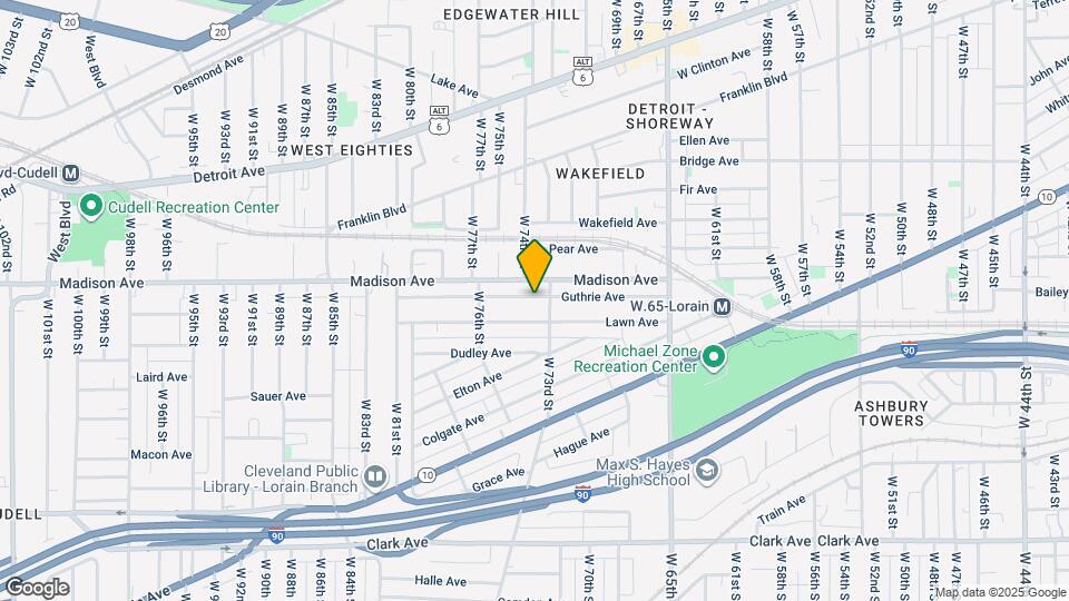 7311 Guthrie Ave Map and Location Details