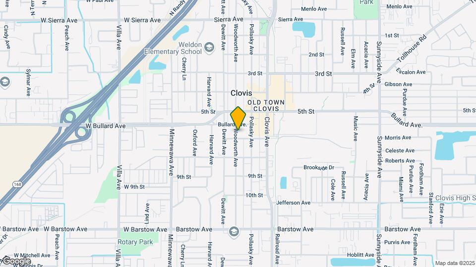 631 Woodworth Ave Map and Location Details