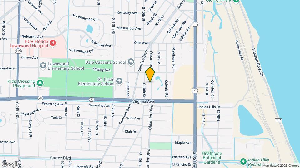 2011 Oleander Blvd Mapa y Detalles de la Ubicación