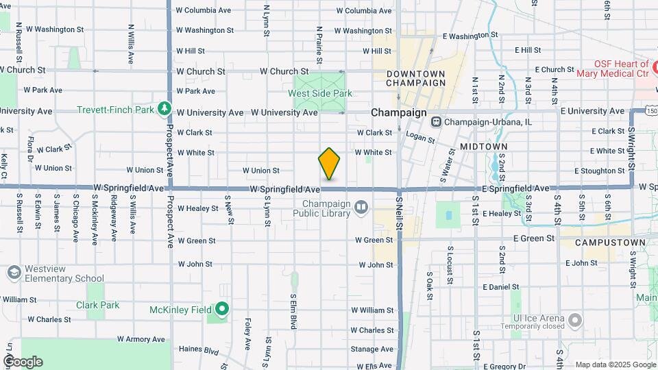 310 W Springfield Ave Mapa y Detalles de la Ubicación