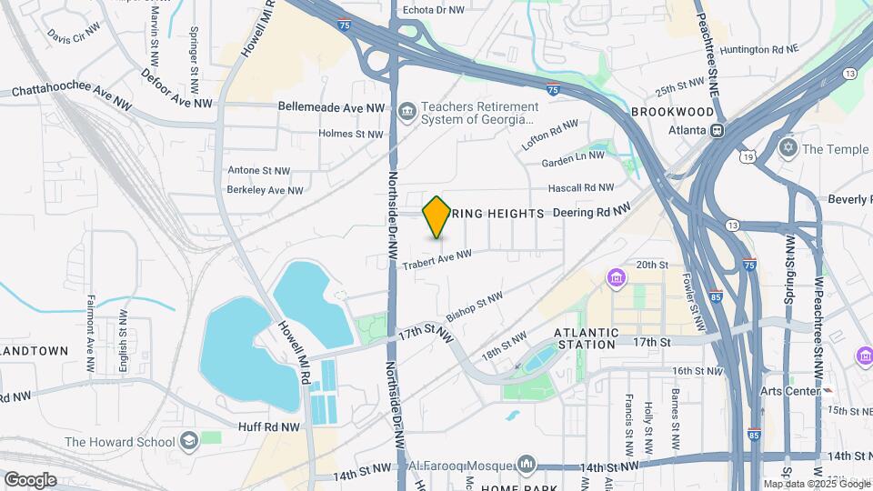 1464 Hawthorne Ave NW Map and Location Details