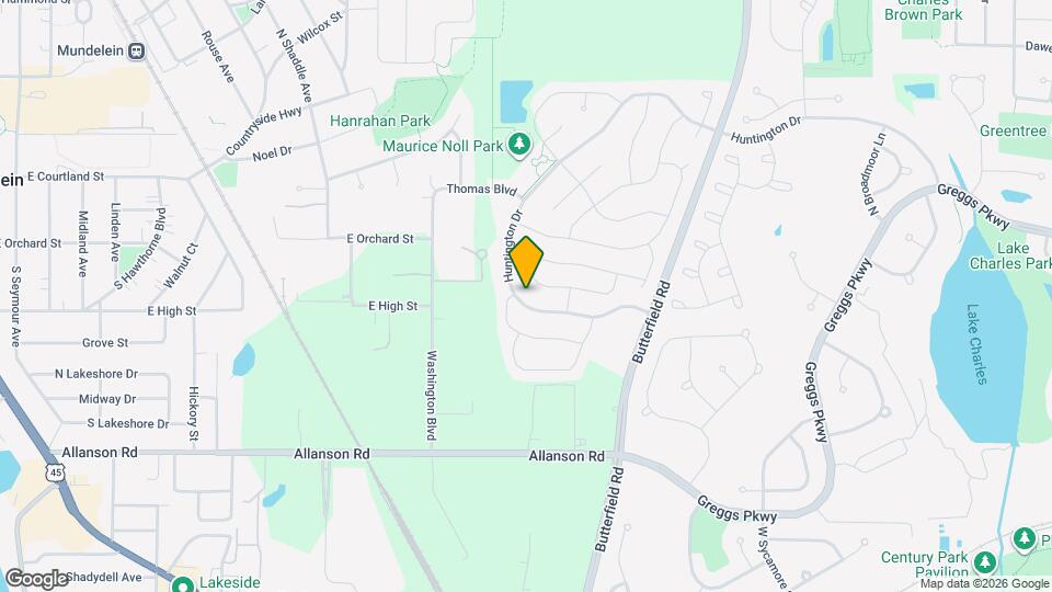 1255 Huntington Dr Map and Location Details