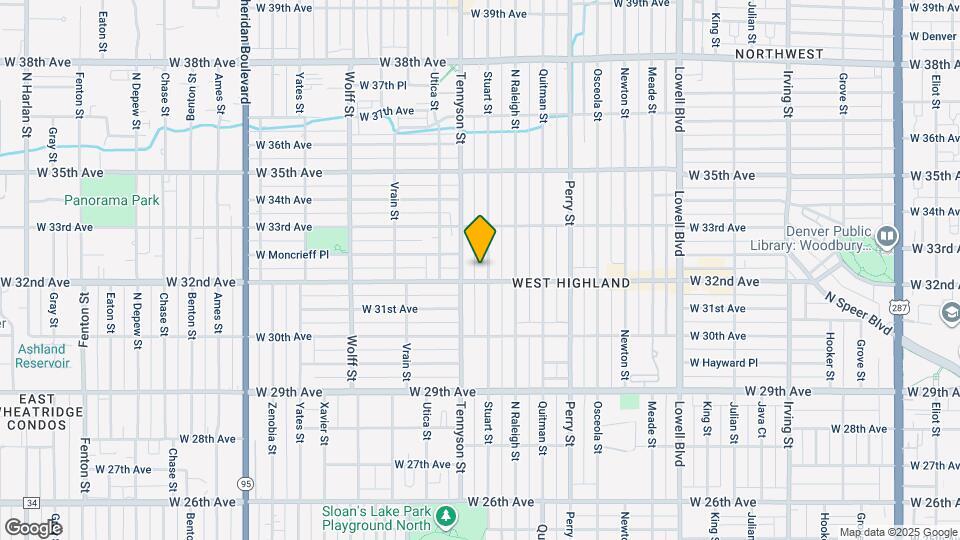 3221 Stuart St Map and Location Details