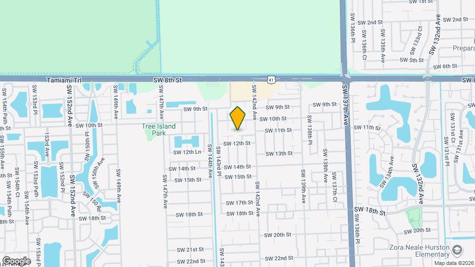 14325 SW 11th Terrace Map and Location Details