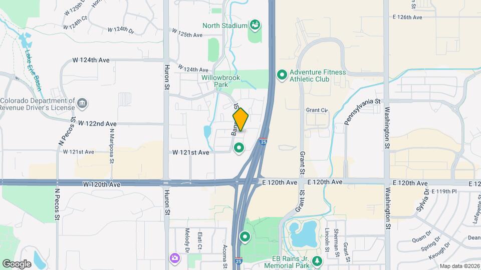 12193 Bannock Cir Map and Location Details