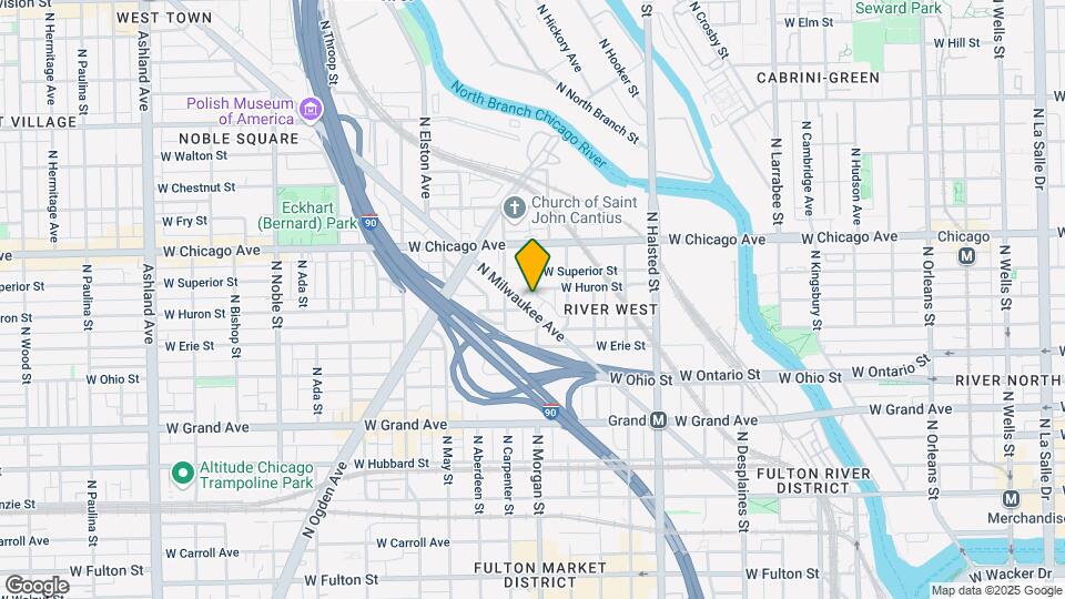 709 N Milwaukee Ave Mapa y Detalles de la Ubicación